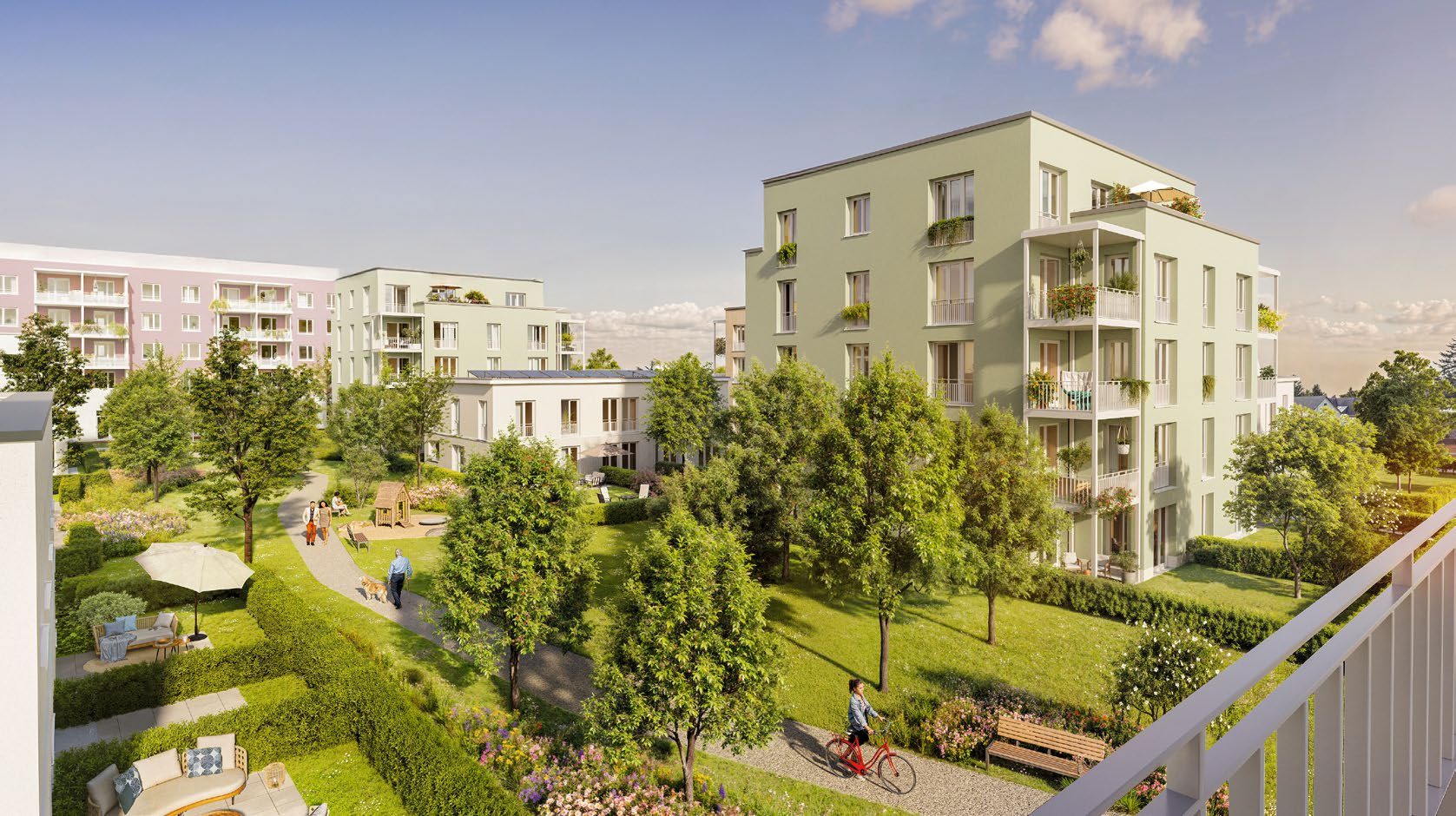 LOOP Nürnberg — begrüntes Parkquartier auf der ehemaligen Radrennbahn Reichelsdorf